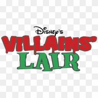 Disney's Villains' Lair Logo Png Transparent - Illustration, Png Download