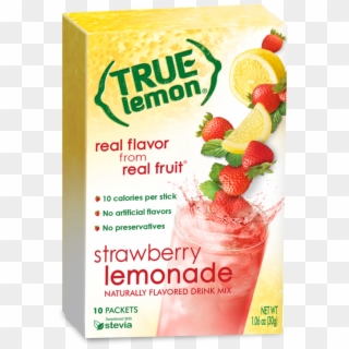 True Lemon Strawberry Lemonade® Is 100% Delicious Because - True Lemon Strawberry Lemonade, HD Png Download