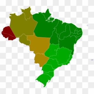 Vetor Mapa Do Brasil Png, Transparent Png