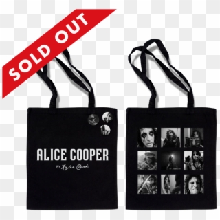 Alice Cooper By Kyler Clark Tote Bag With Pins - Black Tote Bag Mockup Free, HD Png Download