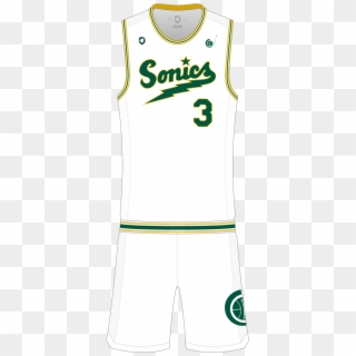 Seattle Supersonics Throwback - Boston Celtics Jersey 2019, HD Png Download