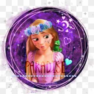 #rapunzel #princess #edit #enredados #disney - Girl, HD Png Download