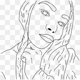 #outline #sofiacastro #morchis #tumblr #colombia #youtube - Line Art, HD Png Download