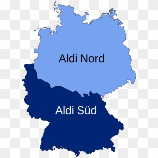 File - Aldi Equator - Svg - North Germany South Germany, HD Png Download
