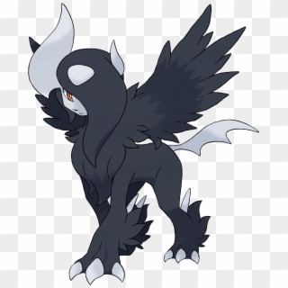 Absol Transparent Dark - Black And White Absol, HD Png Download