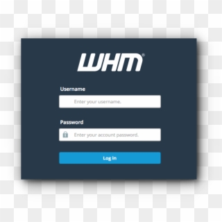 Create A Cpanel Account Via Whm - Graphic Design, HD Png Download