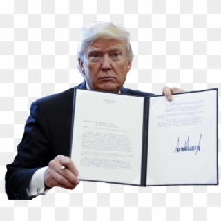 Right Click And Save As, Then Open The Png In Photoshop - President Trump Executive Order, Transparent Png