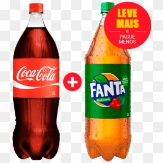 Kit Com 1 Coca Cola 2l Fanta Guaran&225 Superprix - Coca Cola Fanta Guarana, HD Png Download