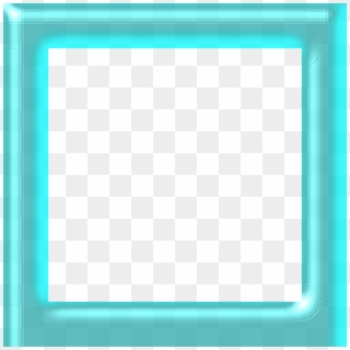 Moldura Quadrada Azul Metálico - Moldura Quadrada Azul Png, Transparent Png