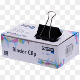 Chrome Binder Clip 41mm - Box, HD Png Download