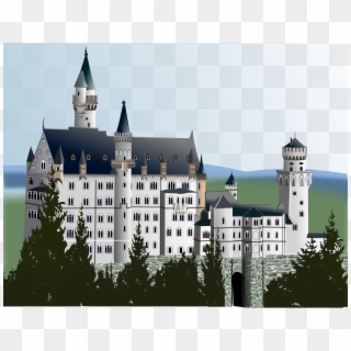 This Free Icons Png Design Of Medieval Castle, Complete - Neuschwanstein Castle, Transparent Png