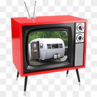 Vintage Campers - Red Tv, HD Png Download