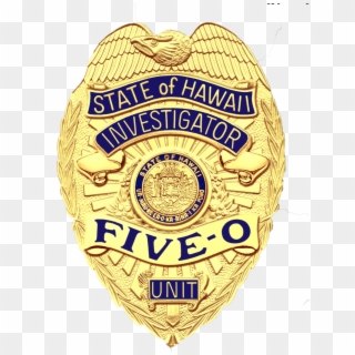 Fire Badge, Hawaii Five O, Police Badges, Porsche Logo, - Hawaii Five O Police Badge, HD Png Download