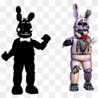 Funtime Shadow And Old Bonnie By Fnaf Fan201 - Bendy Animatronic, HD Png Download