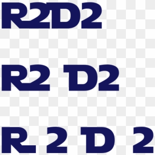 Star Wars Font - R2d2 In Star Wars Font, HD Png Download