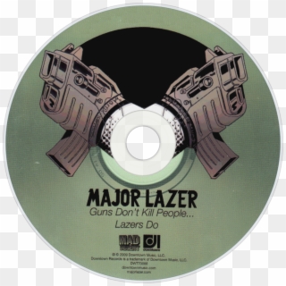 Major Lazer Guns Don't Kill People Lazers Do Cd Disc - Major Lazer Guns Don T Kill People Lazers Do, HD Png Download