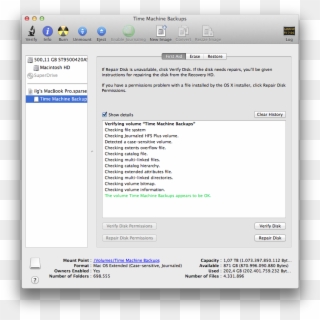 Time Machine Preventive Maintenance - Show All Devices Disk Utility, HD Png Download