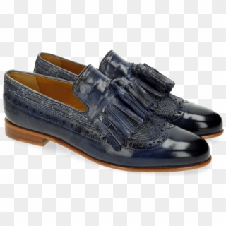 Loafers Selina 3 Denim Moroccan Blue - Slip-on Shoe, HD Png Download