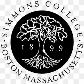 Simmons College Logo White, HD Png Download