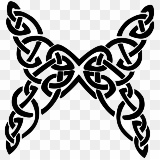 Butterfly, Celtic Knot, Decorative, Ornamental - Transparent Celtic Love Knot, HD Png Download