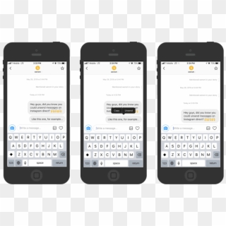 Wersm Instagram Unsend Messages - Iphone, HD Png Download