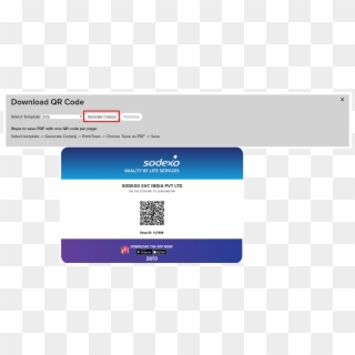 Select A Template And Click Generate Qr Code, HD Png Download