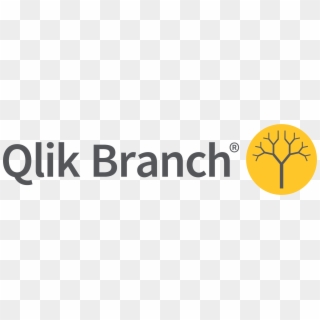 Logo-qlik Branch Gray - Qlik Branch Logo, HD Png Download