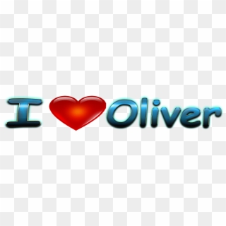 Oliver Love Name Heart Design Png - Heart, Transparent Png
