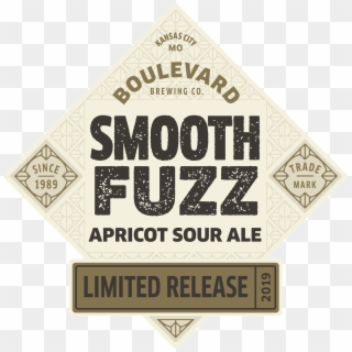 Boulevard Smooth Fuzz Apricot Sour Ale - Label, HD Png Download