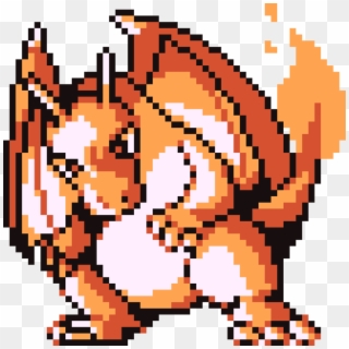 2665932 - Pokemon Red And Blue Charizard Sprite, HD Png Download