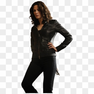 Joanne Kelly - Leather Jacket, HD Png Download