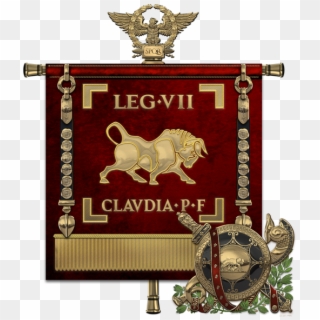 Legio Septima Claudia Was A Legion Of The Imperial - Legion X Fretensis Flag, HD Png Download