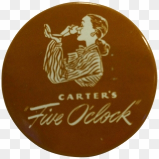 Carters Five O'clock Typewriter Ribbon Tin Royal Portable - Circle, HD Png Download