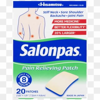 Salonpas For Neck Pain, HD Png Download