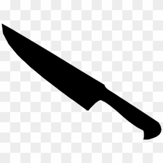 Download Png - Chef Knife Silhouette Png, Transparent Png