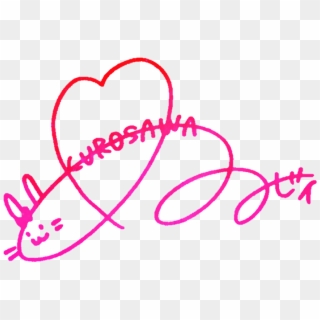 Heart Signature Png - Ruby Kurosawa Signature, Transparent Png
