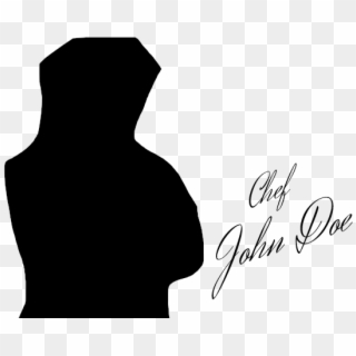 Chef John Doe Describes His Culinary Style As A Combination - Silhouette, HD Png Download