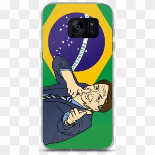 Based Bolsonaro Samsung Case - Cartoon, HD Png Download