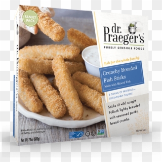 Dr Praeger's Crunchy Fish Sticks - Breaded Fish Sticks, HD Png Download