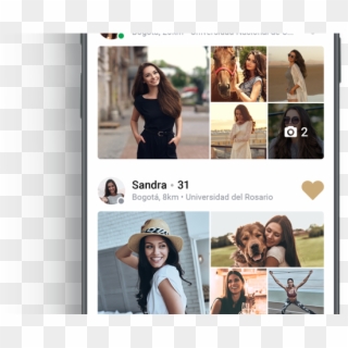 Enamorados, La Primera Aplicación Para Solteros Con - Collage, HD Png Download