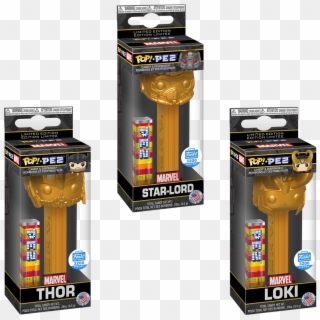 Funkoverified Account - Funko Pez Marvel Gold, HD Png Download