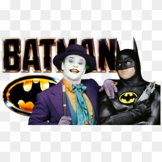 Batman Image - Michael Keaton Jack Nicholson Batman, HD Png Download