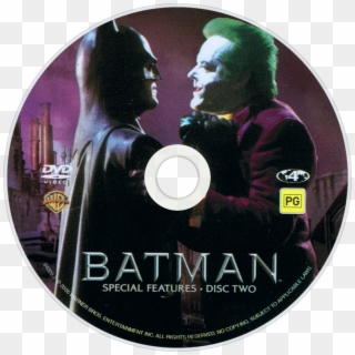 Batman Dvd Disc Image - Batman 1989 Dvd Disc, HD Png Download