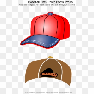 Baseball Hats Photo Booth Props Baseball First Birthday, - Baseball, HD Png Download