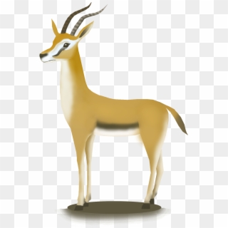 Hand Drawn African Antelope Hd Animal Png And Psd - Antelope, Transparent Png