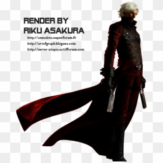 Render Devil May Cry - Devil May Cry 2 Dante Outfit, HD Png Download