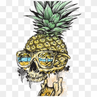Pineapple Skull, HD Png Download