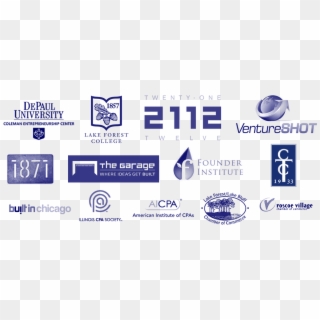 Partner Logos Blue - Depaul University, HD Png Download
