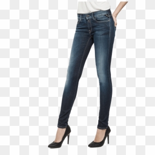 Blue Denim Jeans Png - Lee Farkut Naiset Slim, Transparent Png