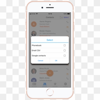 The Business Card Organizer Feature Helps Sort All - Iphone, HD Png Download